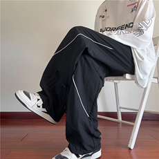 2025夏季新款潮流机能薄款宽松休闲冰丝裤B315-K24224-特p35控68，男装休闲裤，电商B315