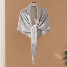 2025年秋季时尚百搭通勤简约休闲三角巾，围巾，臻歆羊绒