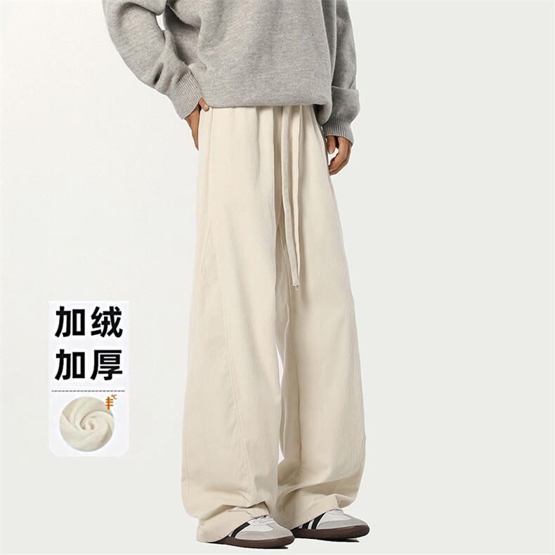 B258-K2581-P45控68加绒55控78灯芯绒弯刀裤65%棉35%聚酯纤维,男装休闲裤,电商B258