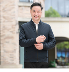 NN9951钱塘2020-3中老年男士春秋薄款商务休闲江夹克外套P57，男装夹克，钱塘207-3