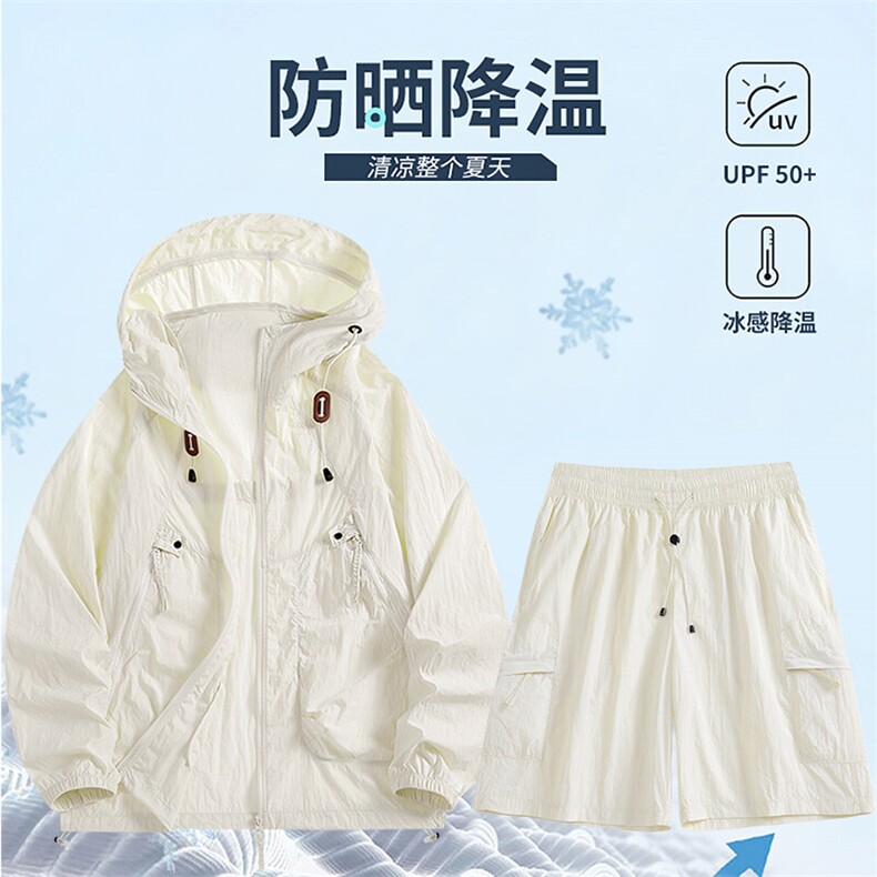 25新款套装情侣防晒衣男女夏季风衣透气防紫外线皮肤衣TZ2390-60,男装夹克,星座1402-1