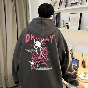 抖音得物供货 可提供视频 秋冬重磅美式宽松连帽卫衣DL1933图片