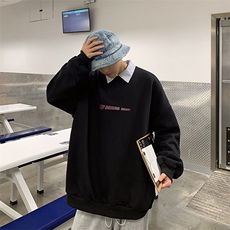 S6071-P35春季圆领卫衣男大码韩版宽松长袖外套男，男装卫衣，电商A040