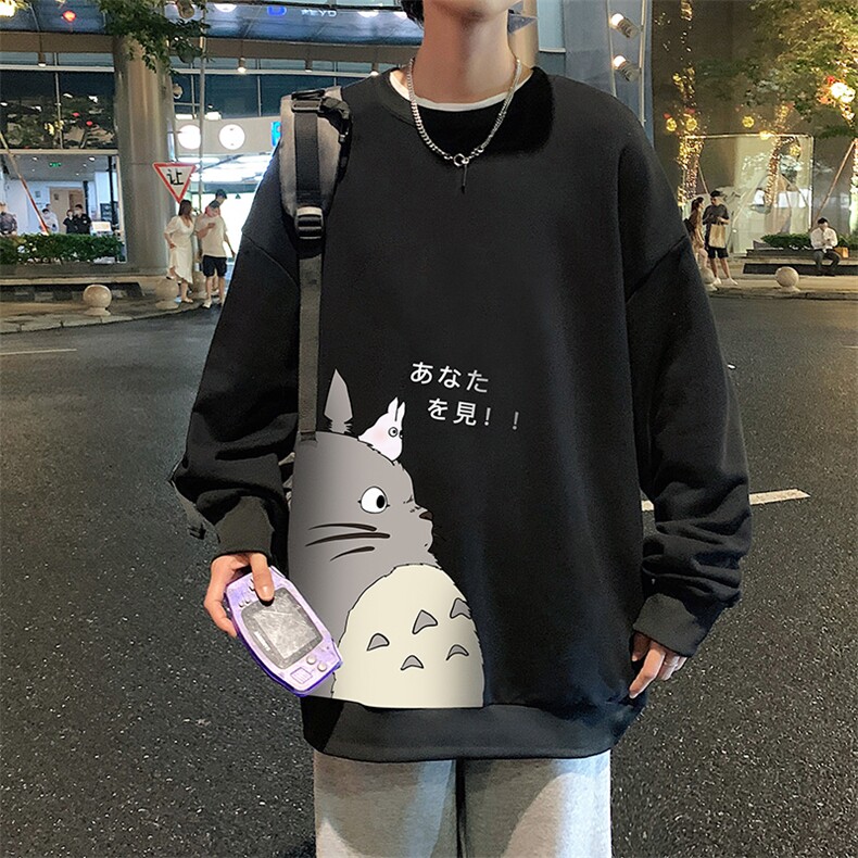 S6150-P28加绒款-P33秋季圆领卫衣男大码韩版宽松长袖外套,男装卫衣,电商A040
