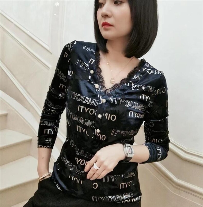 植绒烧花打底衫，其它，赫琳娜