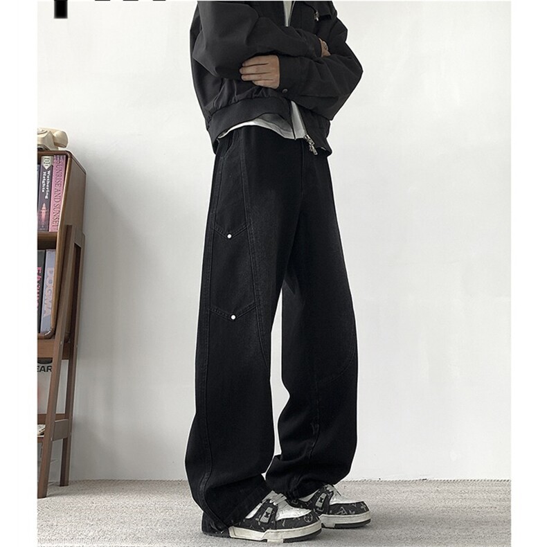 GN5437P75加绒加厚冬季牛仔裤加大码L-9XL肥佬牛仔裤下装,男装牛仔裤,星座1108-5