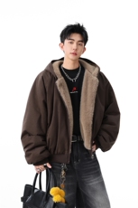 不掉毛）仿貂毛全棉冬季高品质两面穿座山雕外套MF001-P125-控239，女装短外套，星座216(原A116)