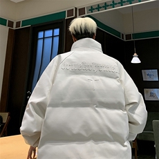 冬季PU皮鳄鱼纹羽绒棉衣立领皮服男外套M1602P100直播，男装棉衣，星座1904A-1