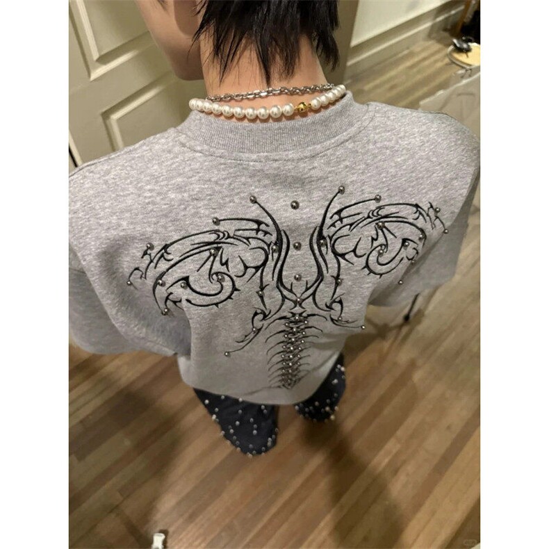 706-1-T3235-P48夏季美式复古蛇瞳脊骨正肩短袖T恤痞帅男士半袖,男装T恤,星座706-1