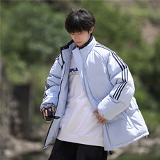 ！冬季条纹五防立领加绒加厚棉衣情侣撞色棉服外套MY7777-P68，男装棉衣，星座610B-1
