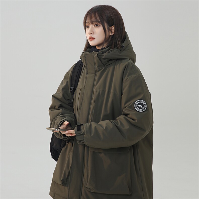 加绒石墨烯户外休闲外套工装多口袋棉袄大码石墨烯防寒保暖厚棉衣，男装棉衣，电商A409-1