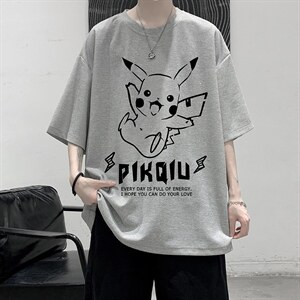 HT73078-P22 华夫格t恤男短袖男大码五分袖 大皂风图片