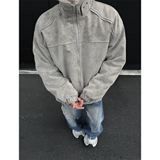美式立领座山雕PU皮棉衣男冬季新款港风立领休闲棉服2308p118，男装棉衣，星座506-1