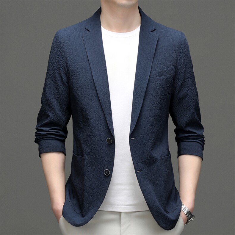 853-112春秋款男士西服外套轻薄透气男装P170,男装西服,电商B360