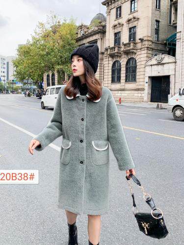 长款貂绒大衣补单量大四色三尺码，女装，锦绣阁