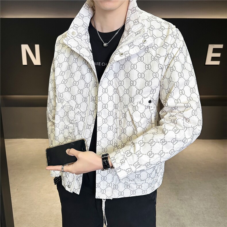 2026春季新款立领休闲外套男装夹克C317-6863-P115，男装夹克，电商C317