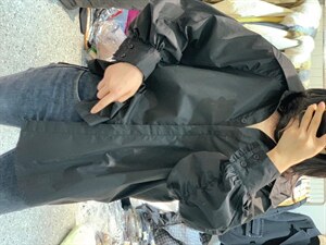 2022年春款时尚欧货泡泡袖尖角衬衫图片