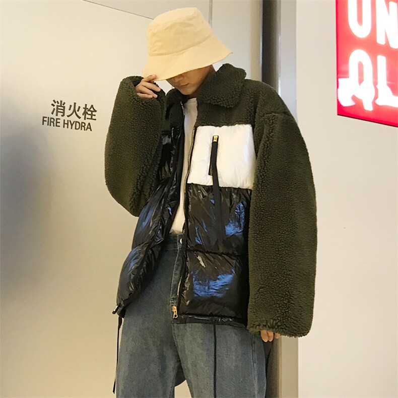 2020年秋冬新款羊羔毛宽松棉衣时尚潮流棉衣DS-B293-M515,男装棉衣,电商A306