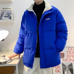 两面穿羊羔绒棉衣外套男潮冬装加厚保暖棉服  FT881 P80图片