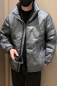 有报告足货店主小伙PU轻薄羽绒服潮流外套男YR2369-P138图片