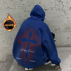 抖音供货、复合重磅加绒现货连帽卫衣宽松D223A-JR-WY2351-特P40，男装卫衣，电商019-1