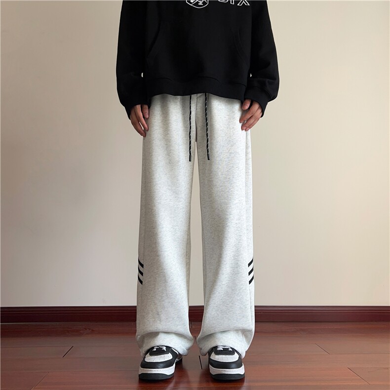 抖音得物品质可束脚百搭休闲卫裤212-2-DY85-特P40加绒特P45,男装休闲裤,星座808A-1
