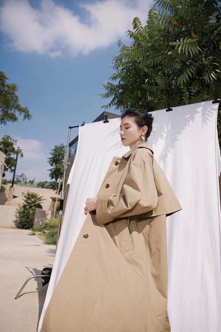 安素尚秋季新款风衣，女装风衣，安素尚