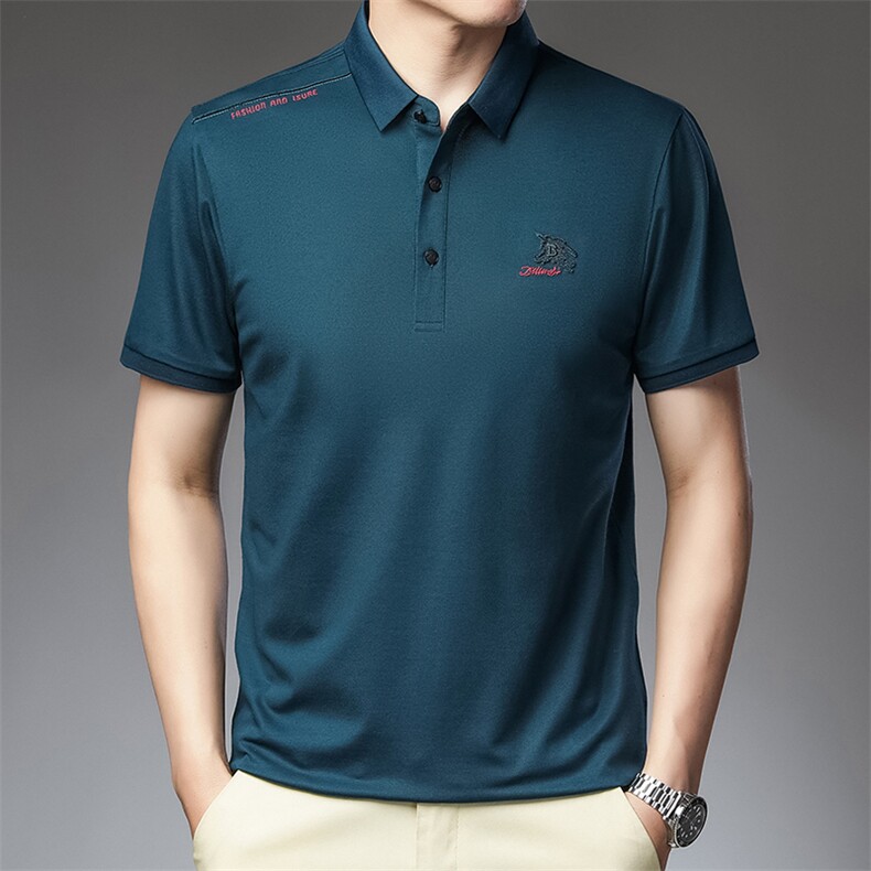 AC2211钱塘2020-3夏季男士精品短袖翻领休闲T恤精品P53图片