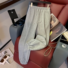 欧货时尚加绒加厚女秋冬印花连帽卫衣卫裤套装，女装套装/套裙，江南