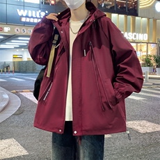 JK6808-P83春季大码工装连帽夹克冲锋衣外套控138，男装夹克，星座109