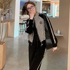 【现货】简约显瘦休闲套装2229-P175-K238，女装西装，浙宝189