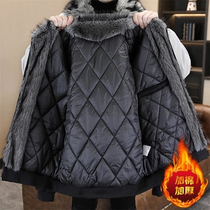 MA26-P120 座山雕冬季新款加棉加厚帅气派克服宽松学生时尚棉服图片