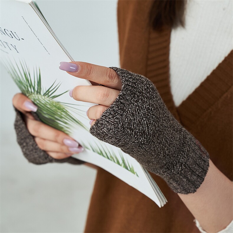 2025百搭时尚简约幸福满满厚款手套，手套，天盛羊绒