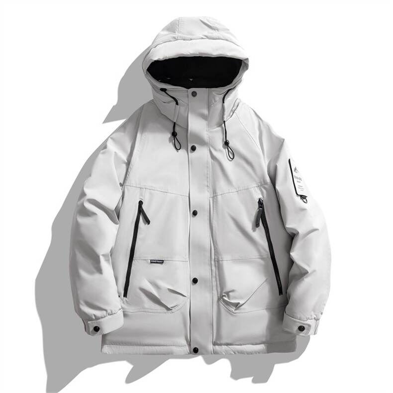 新款情侣款休闲户外90绒户外羽绒服控价279-613B-8016-P210,男装羽绒服,星座613B