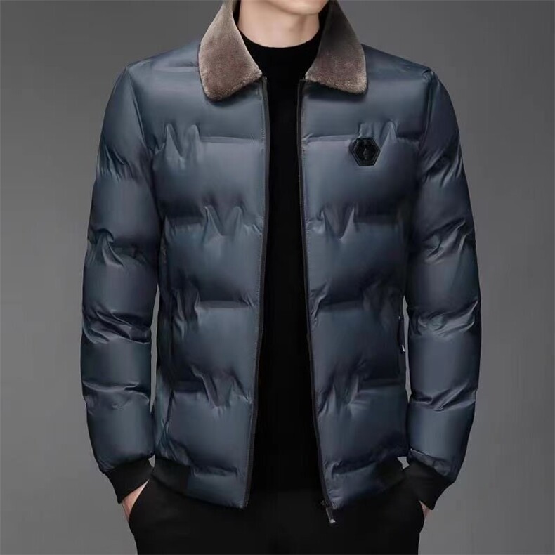 男士休闲棉服基础跑量款翻领棉衣羽绒棉棉服,男装棉衣,钱塘207-1