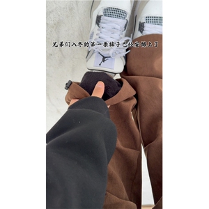 冬季加绒工装休闲裤灯芯绒长裤高街vibeA061-EX50453加绒-特批45图片