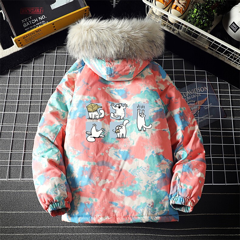 MC49097-P135日系潮衣男大码派克服男工装服外套袄,男装棉衣,电商A040A
