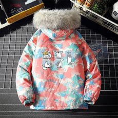 MC49097-P135日系潮衣男大码派克服男工装服外套袄，男装棉衣，电商A040A