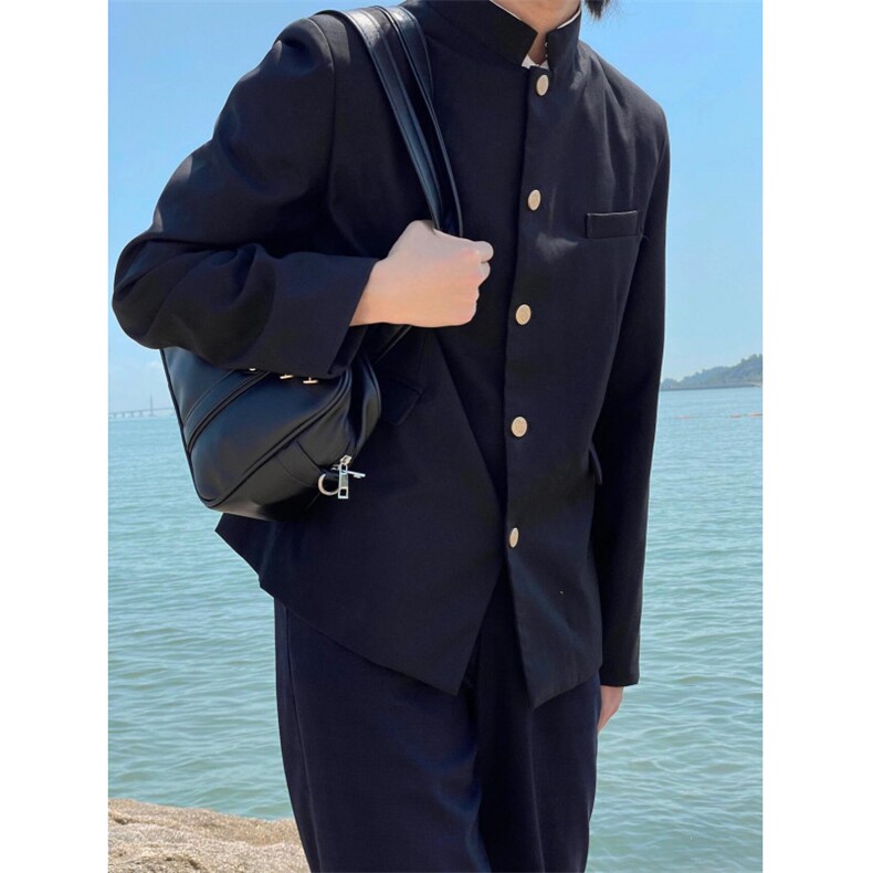 制服中山装一套日系热血校服JK男班服外套学院风W1157,男装工装外套,星座1116A（原606A-3）