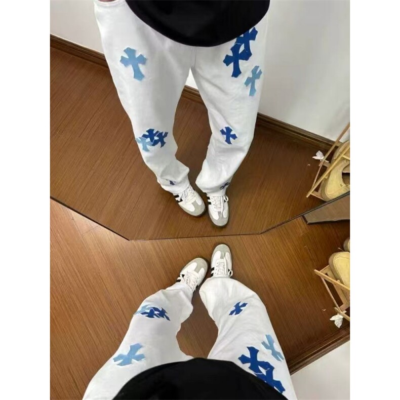 新款vibe风暗牛仔裤男潮牌直筒弹力百搭长裤文艺新款时尚XA476,男装牛仔裤,星座208-5
