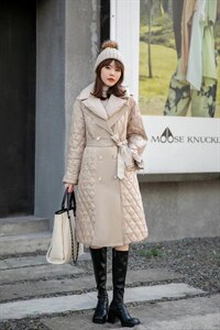 2021 新长风衣设计款羽绒服图片