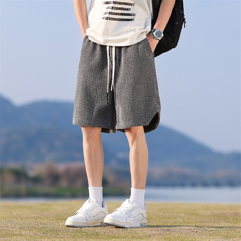 M-8XL夏季宽松大码潮工装短裤五分裤XZ109-K2307-TP35,男装牛仔裤,星座109