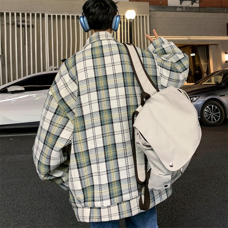 2025春季男士夹克休闲宽松百搭外套情侣款J266P95,男装夹克,电商A157