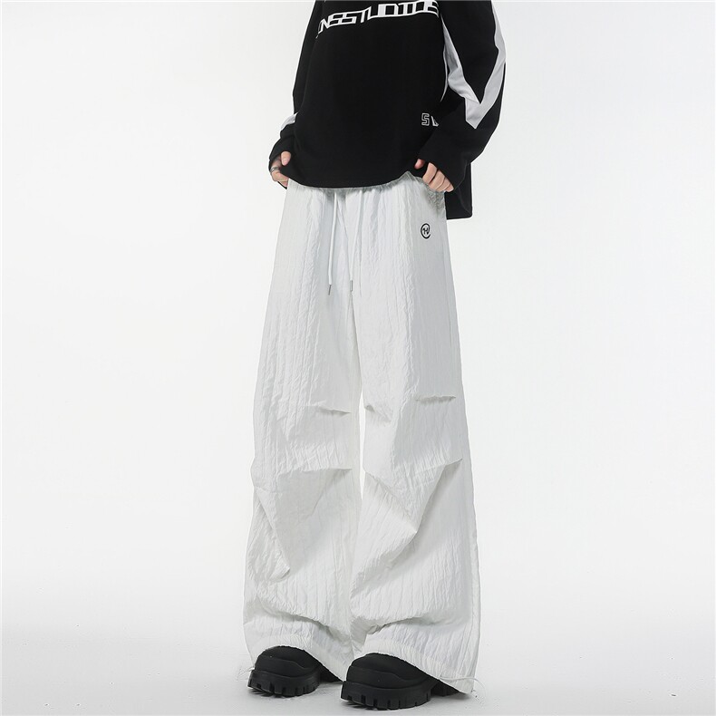 8XL-M新款速干肌理感直筒工装裤男宽松早秋休闲裤阔腿裤K9172P68,男装工装外套,电商D206-1