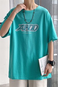 ！2021夏季新款男士纯棉短袖T恤宽松半袖体恤衫T2150P25图片