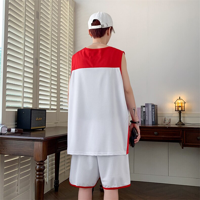 TZ137-P55大码M-8XL冰丝学生运动套装篮球服背套装,男装休闲套装,星座507A（原星座306B-2）