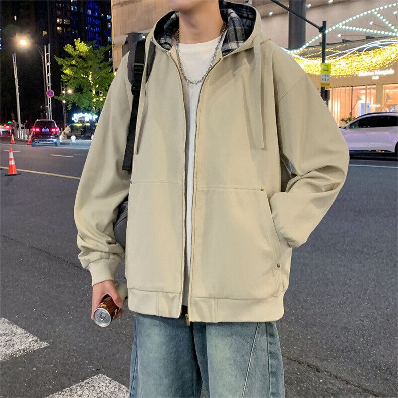 2025春季新款夹克男工装青少年宽松外套冲锋衣A02517-P85,男装夹克,星座308B-2