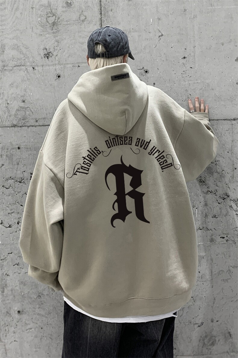 供抖音丶重磅高品棉350克排扣连帽R卫衣LW6073-特p58控78,男装卫衣,星座508（原C305）
