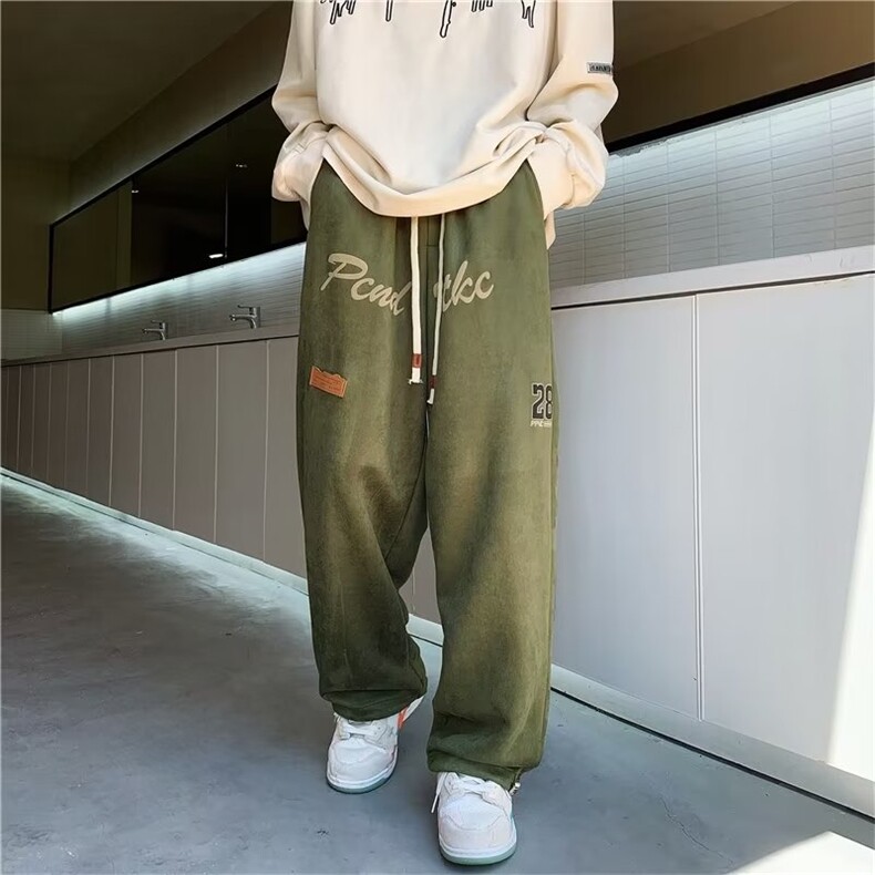 美式oversize裤子男ins潮牌痞帅休闲裤vibe风炸街男裤秋k3302-p35,男装休闲裤,星座1008-1