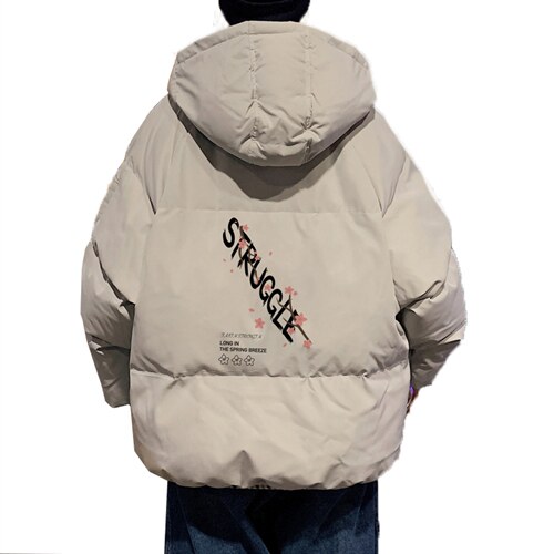 MB22-P90面包服男短款棉衣男宽松加厚保暖棉袄外套男,男装棉衣,电商B367